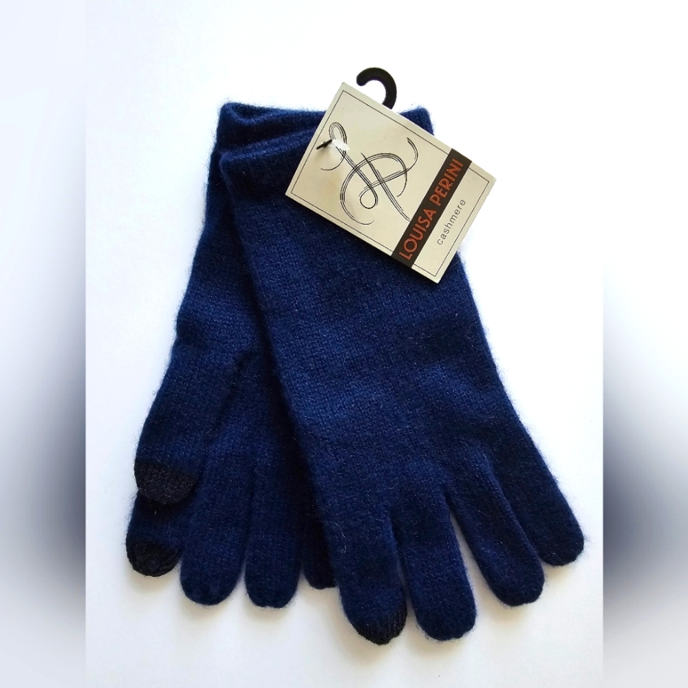NWT Louisa Perini cashmere gloves
